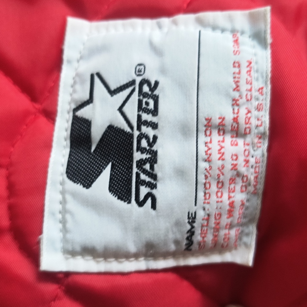 VTG NFL Super Bowl 19 Champions San Francisco 49ers Gold Bomber Starter Jacket - Picture 4 of 17